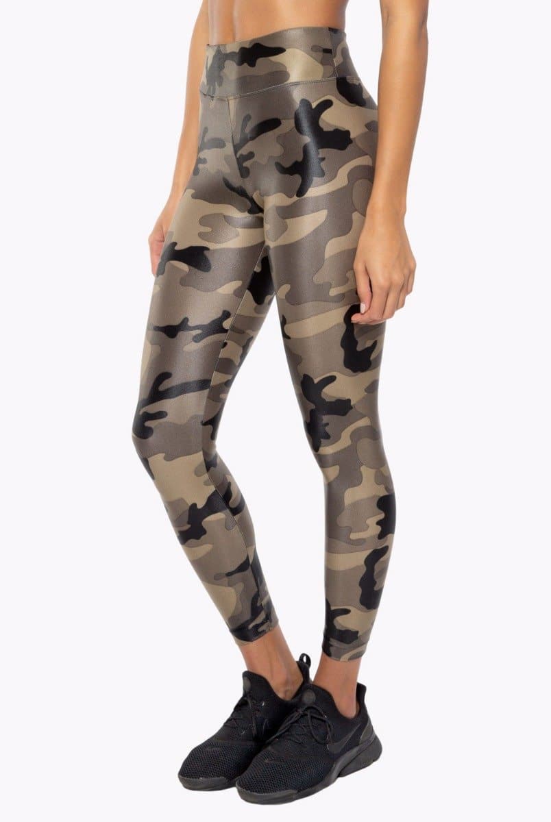 Koral Lustrous High Rise Legging - Olive Camo