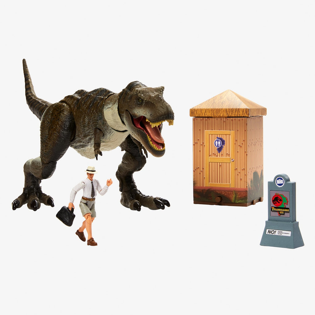 Jurassic World Outhouse Chaos Set Mattel Creations