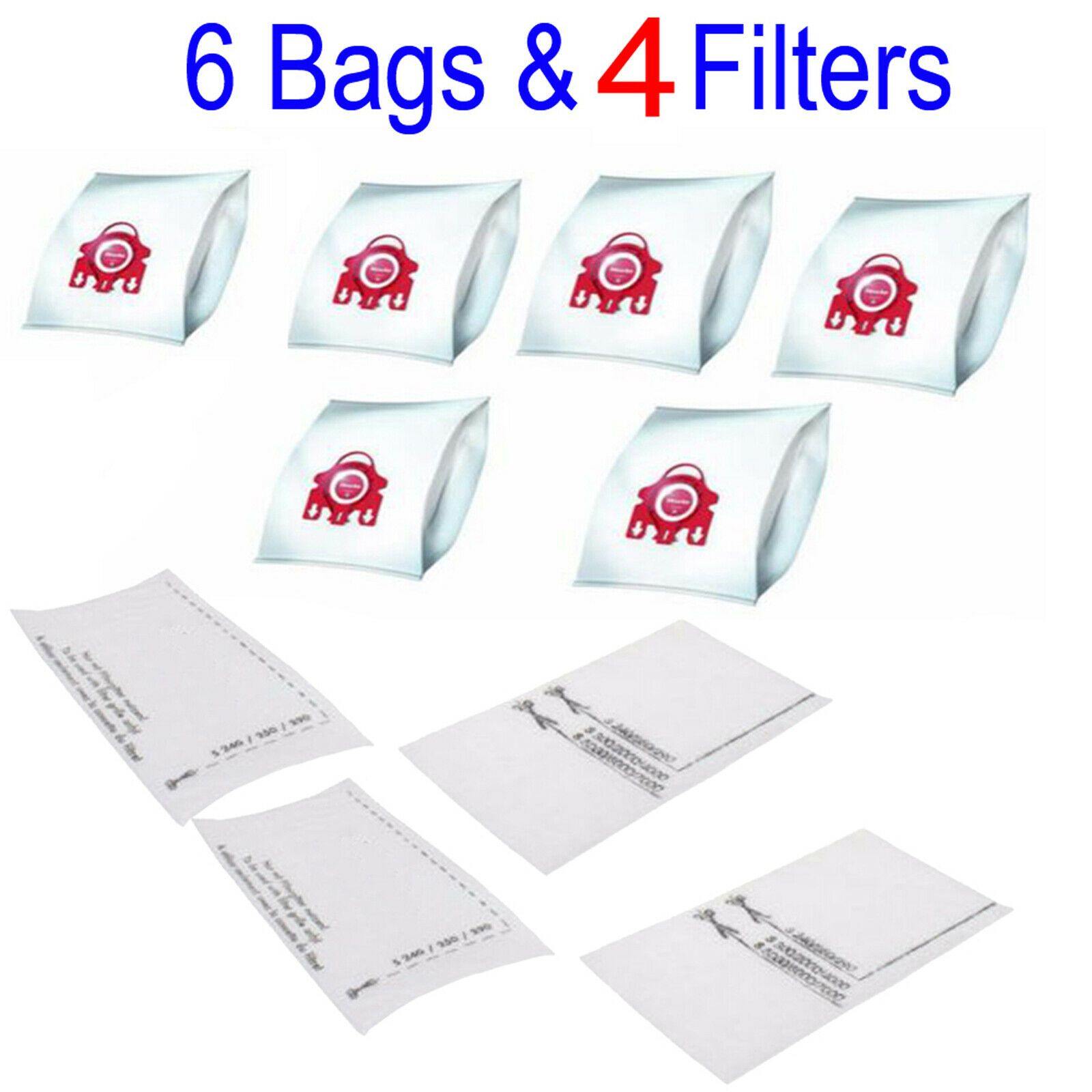Regelen reflecteren replica 6x Dust Bags + 4 Filters For Miele Compact C1 Young Style PowerLine SCAB0 |  Sparesbarn