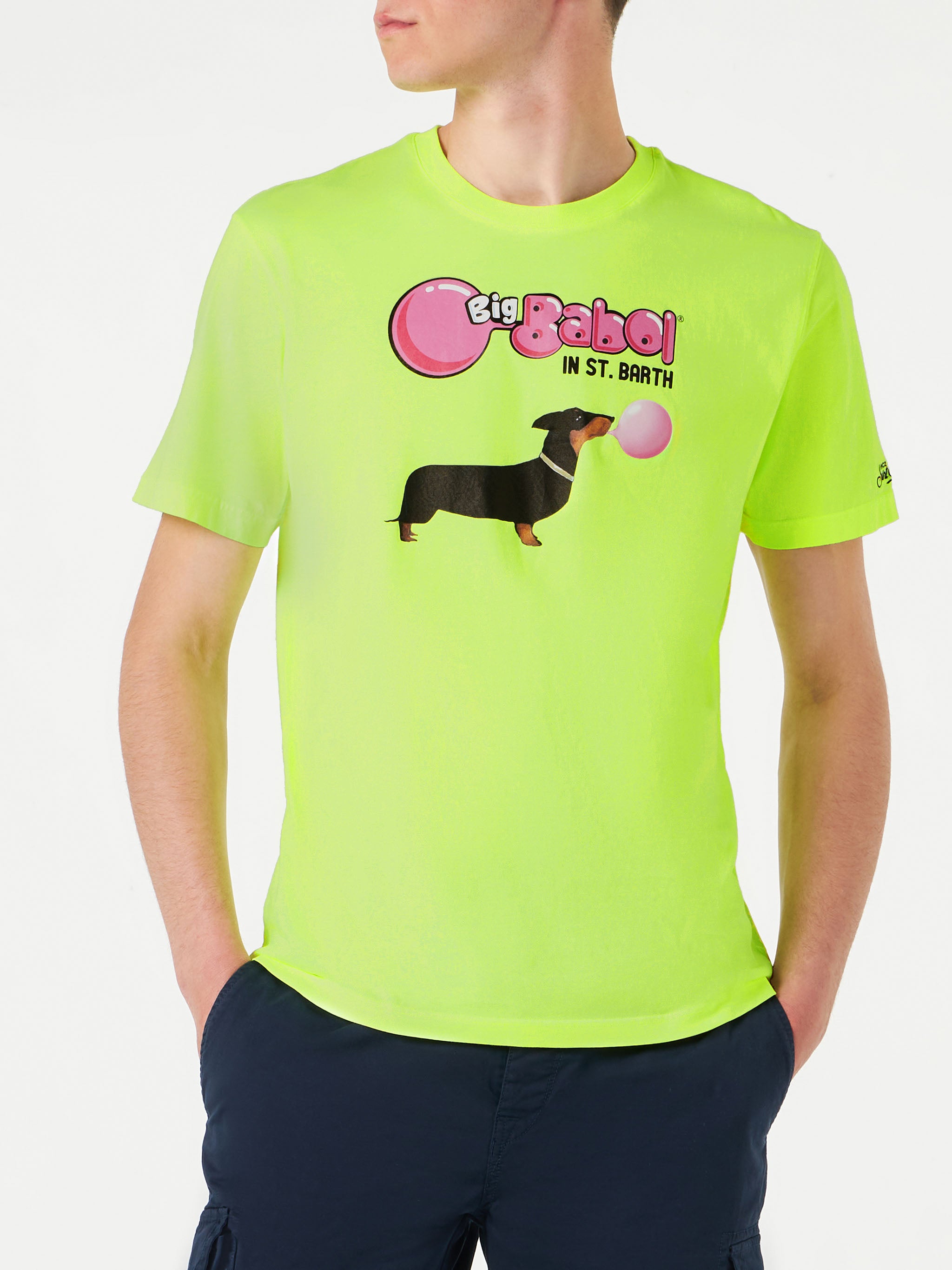 for pets only Fluo T-Shirt Blue Sサイズ-