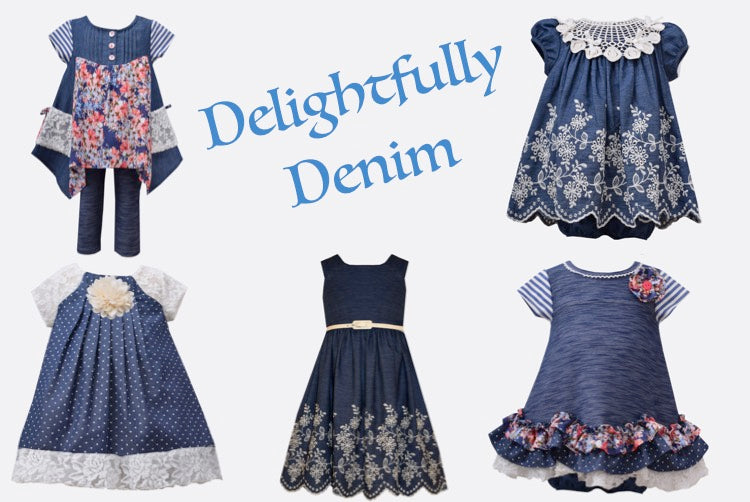 Girl's Denim Dresses Style Blog