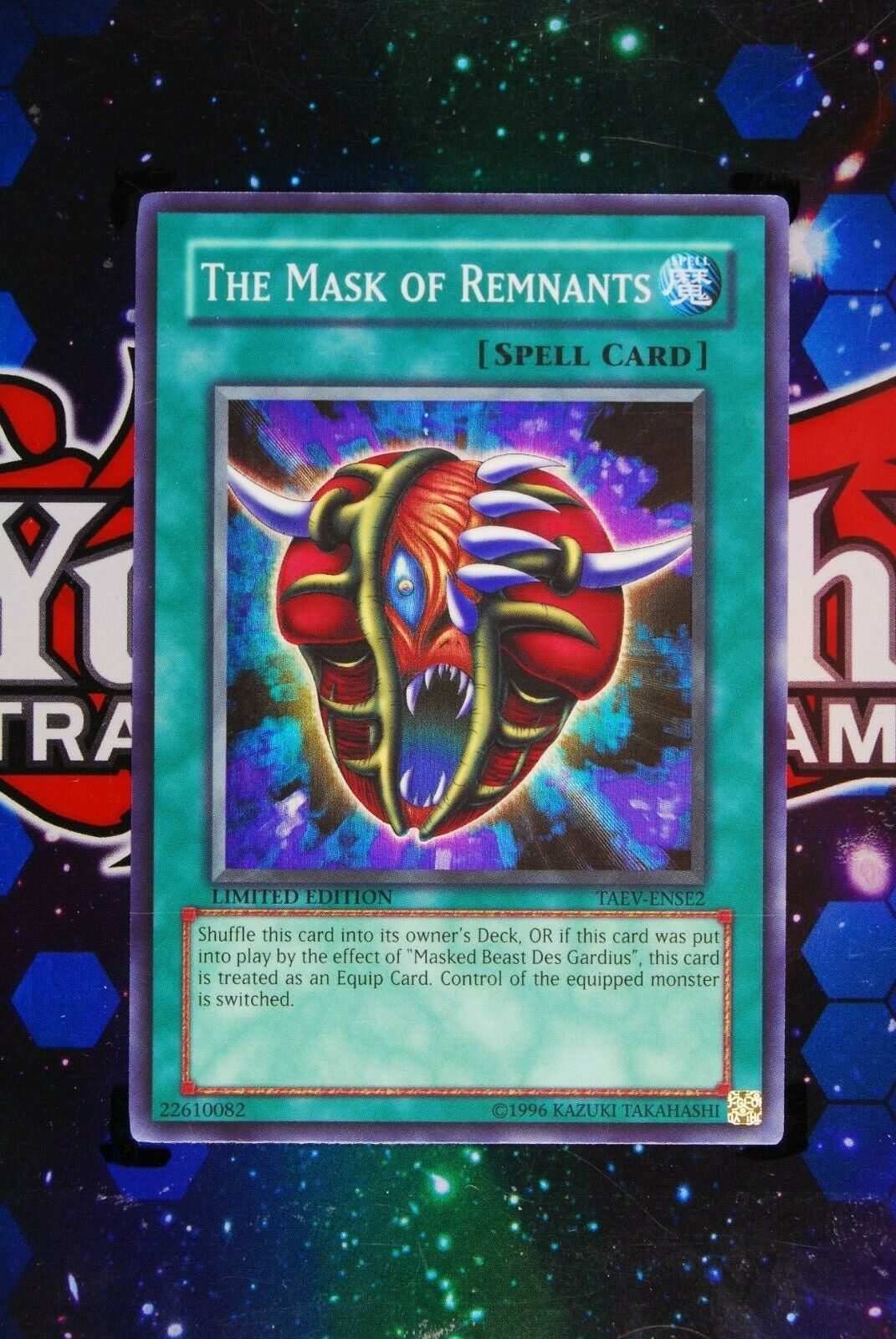 Vejrudsigt klæde Skat The Mask of Remnants TAEV-ENSE2 Super Rare Yugioh Card – THG Cards