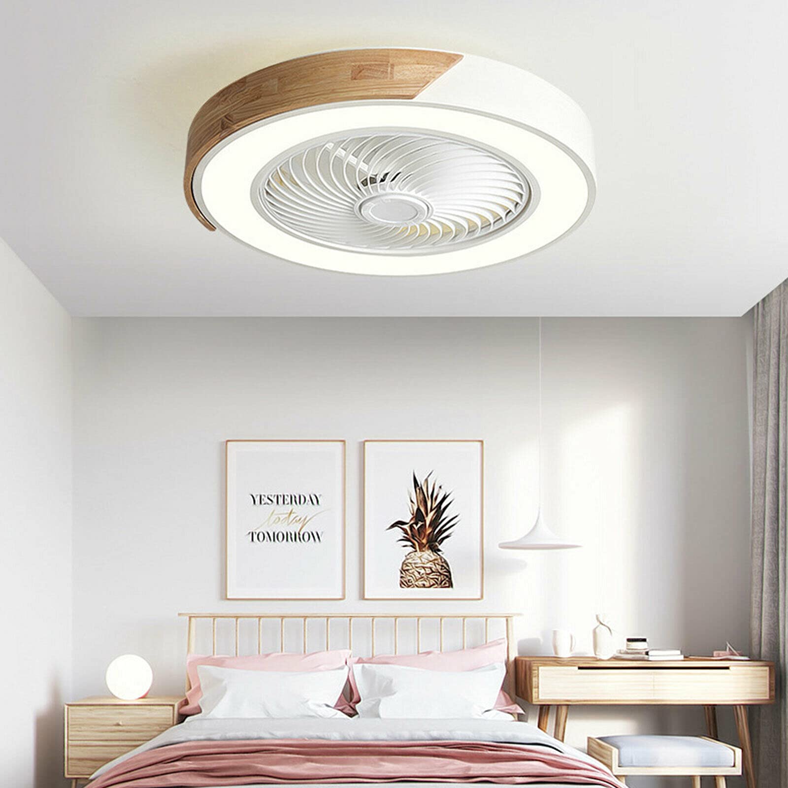 modern low profile ceiling fan