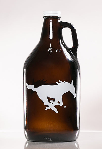 64 oz. SMU Mustang Growler (Officially Licensed)