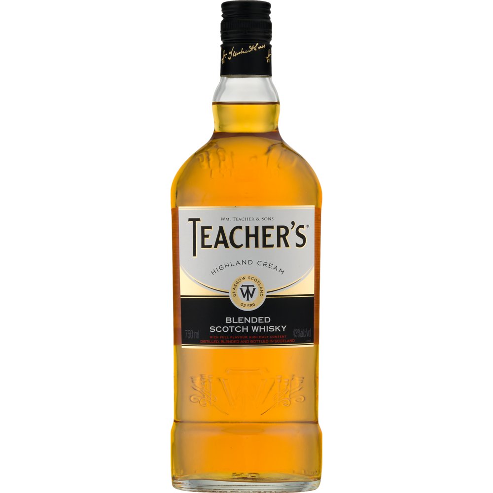 Teacher's Highland Cream Blended Scotch Whisky 750mL – Mega Wine ...