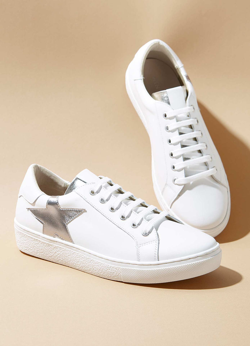 mint velvet allie white trainers