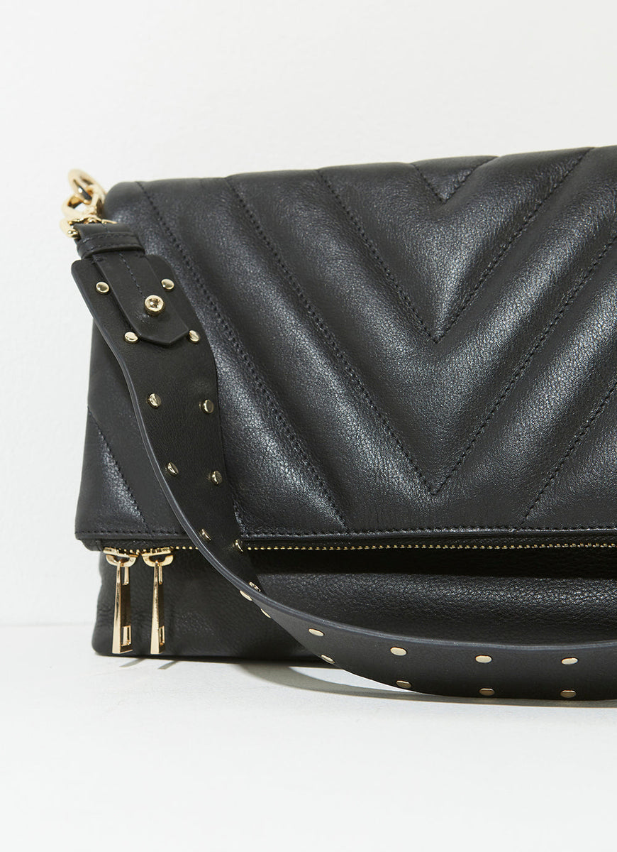 Shelby Black Leather Bag