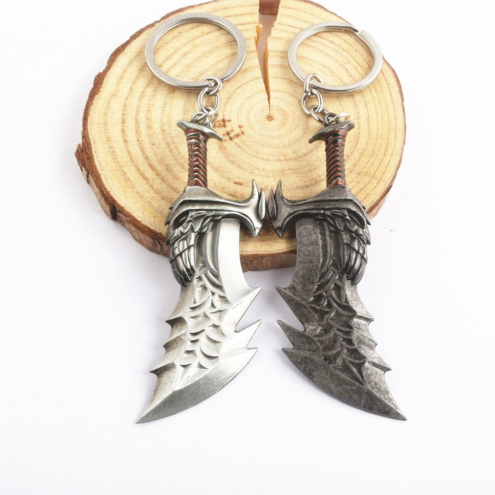 Game God of War 4 keychain Kratos Sword Axe Knife 3D Weapon High – CosWigShop.com
