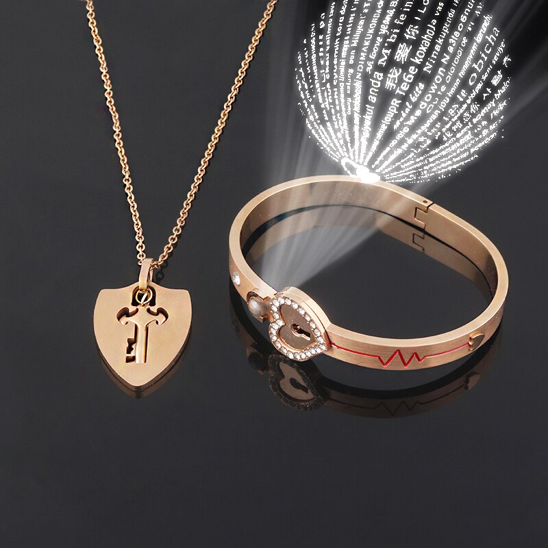 i love you projection bracelet