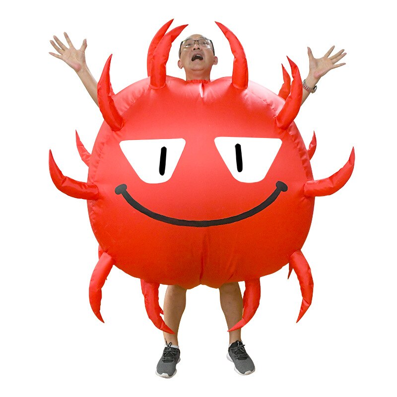 2022 Adult New Red Inflatable Clothing Halloween Makeup Ball Funny Pro –  
