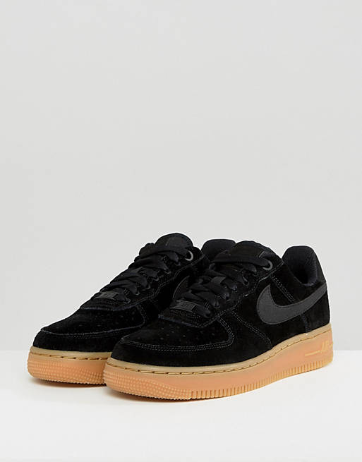 Mierda hacer los deberes Incidente, evento NIKE AIR FORCE 1 '07 NEGRAS SUELA MARRON – RetroZapas