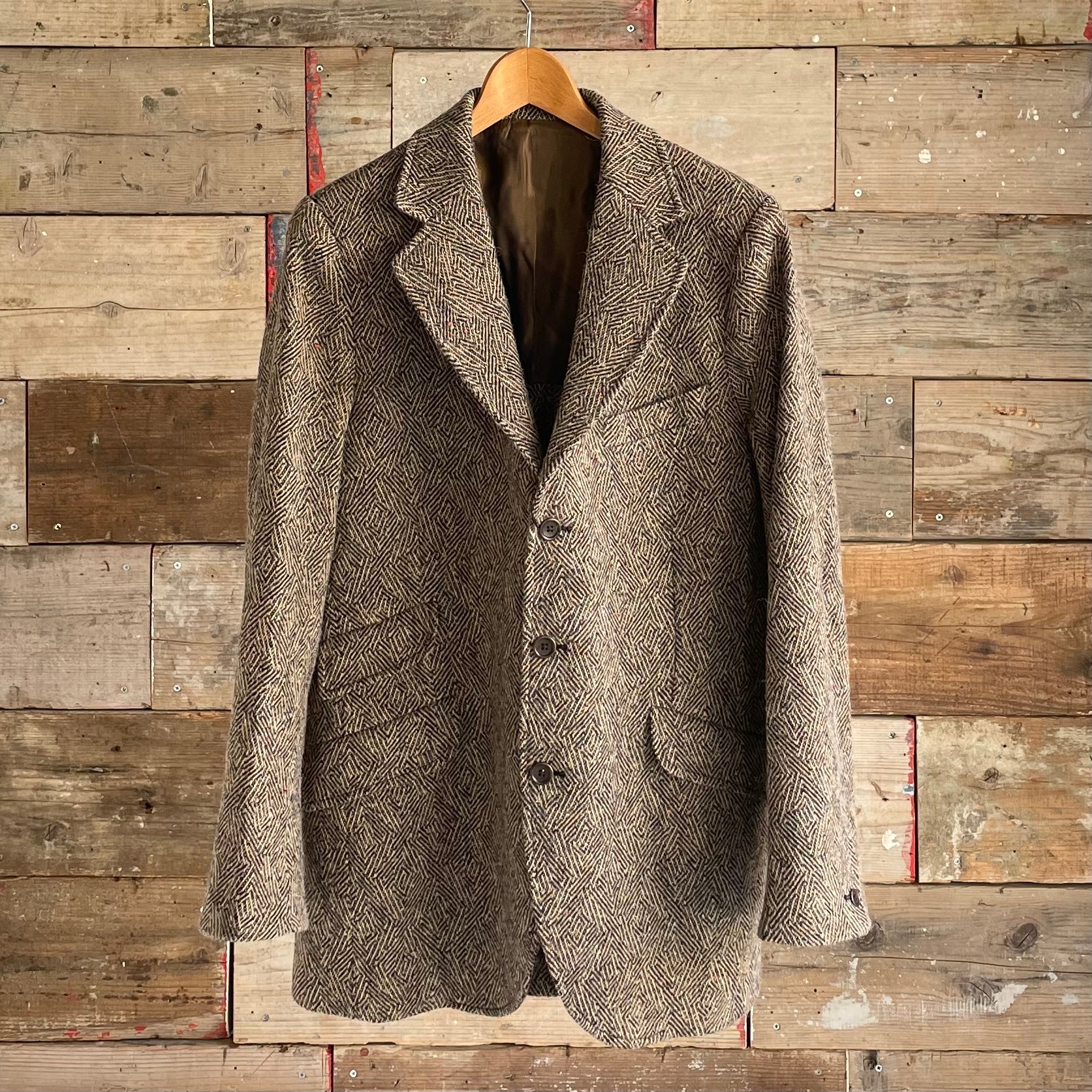 ANATOMICA COURBET BROWN CHECK TWEED M - ジャケット・アウター