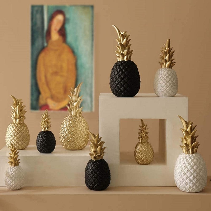 Nordic Modern Pineapple Ornaments Living Room Desktop Craft Home Decor Gift 