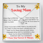 Loving Mum Necklace - Mother's Day Gift
