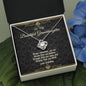 To My Beautiful Granddaughter Necklace Gift with Message Card