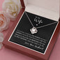 Gift For Wife - Love Knot Necklace - Anniversary Birthday Christmas Valentine Gifts
