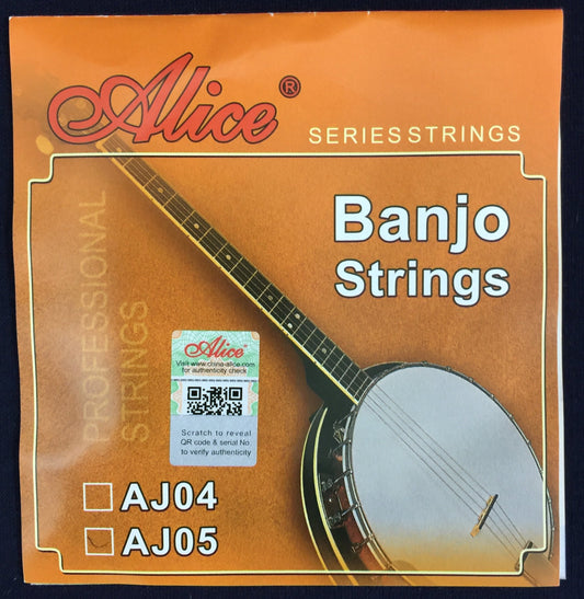 Alice AJ05 5-String Banjo Strings Set