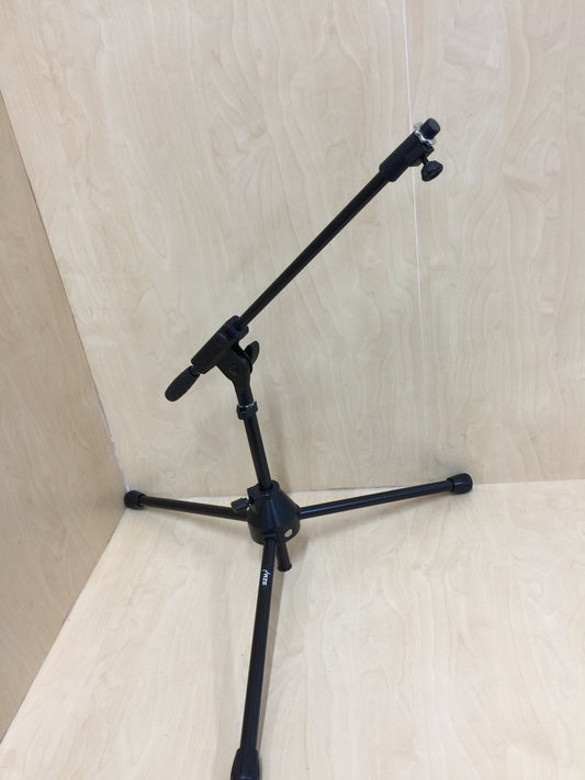 Haze MS010 Small Black Mic Stand With Short Telescopic Boom