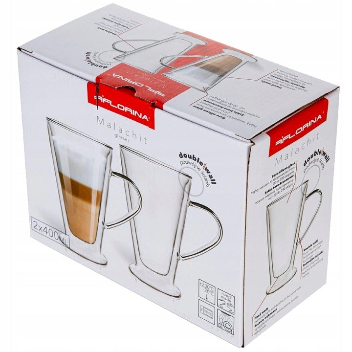 Lui hand paraplu Set van 2 dubbelwandige koffie of thee met oor glazen 400ml –  Fluitketelstore.nl
