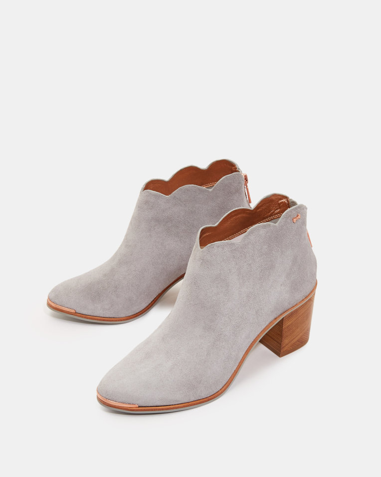 ted baker grey suede boots