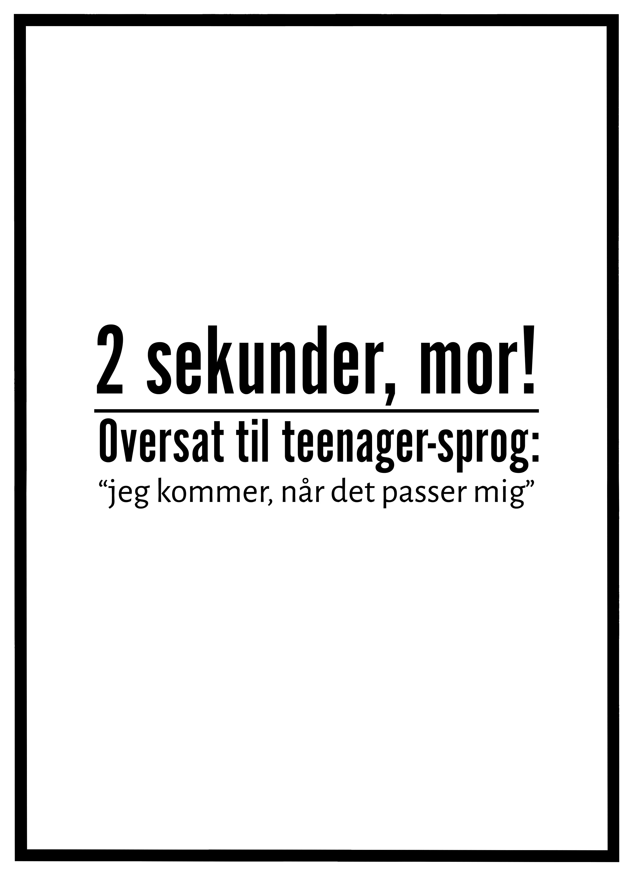 2 Mor - Plakat - Plakat Bareplakater.dk –