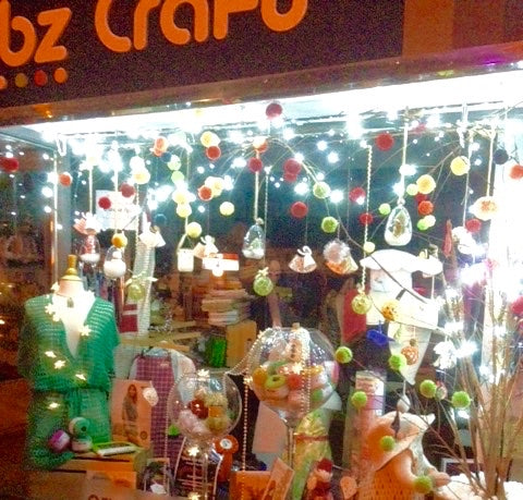 Crumbz Craft's Christmas window 2015