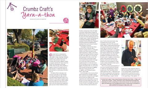 HandMade magazine article on Crumbz Craft Dec 2017