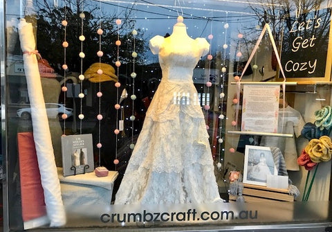 Crumbz Craft dress window