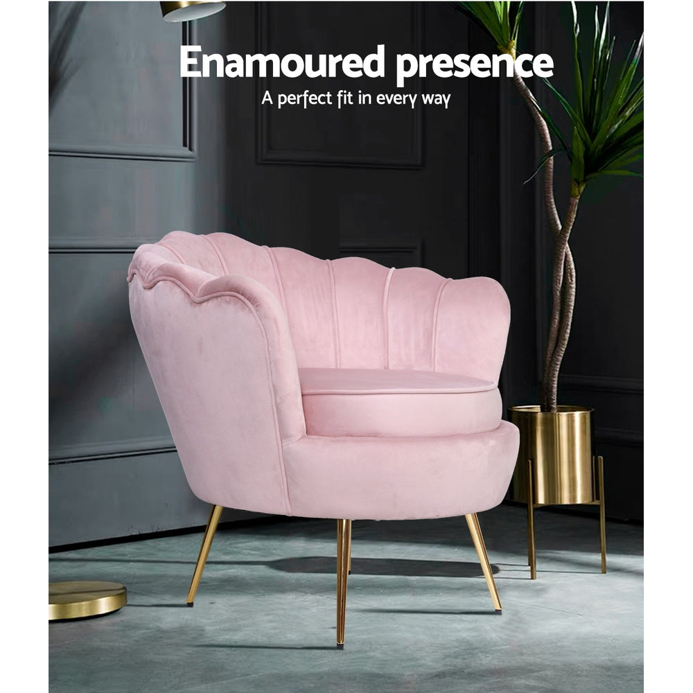 pink chair sofa