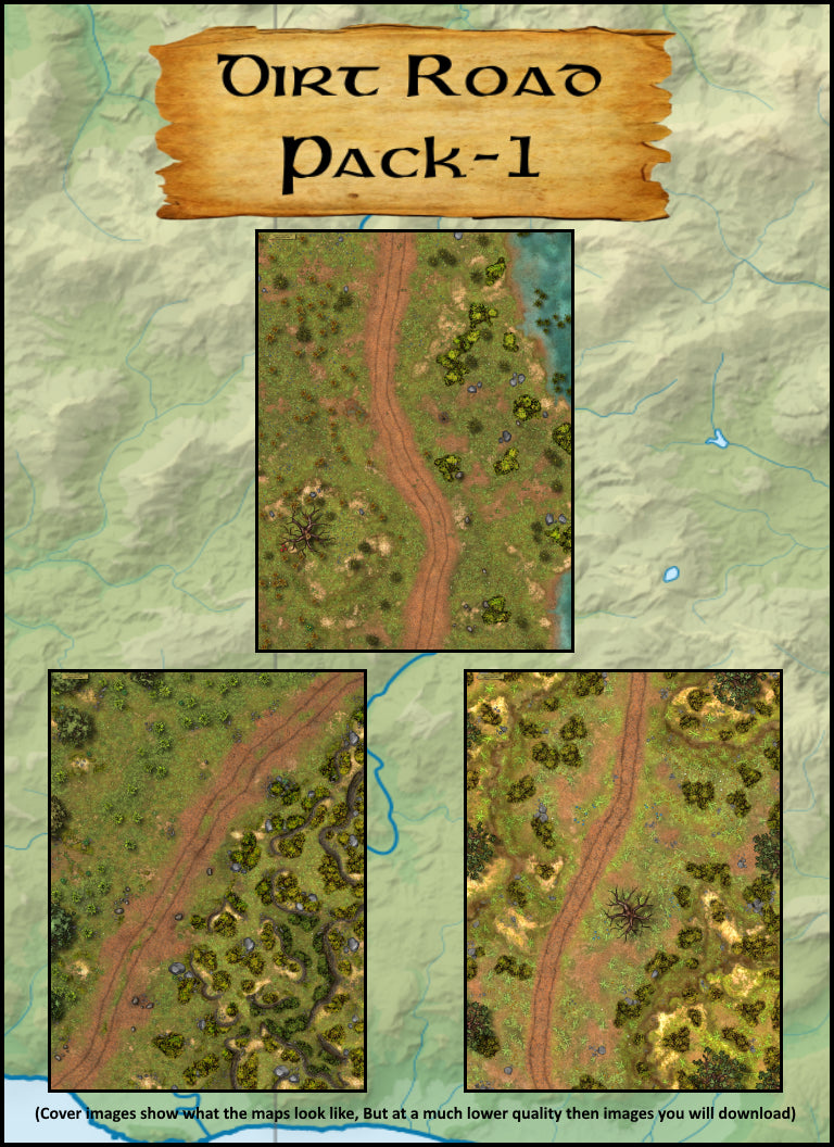 Map Showing Dirt Roads Dirt Road Pack-1 – Adventurer's Expeditions