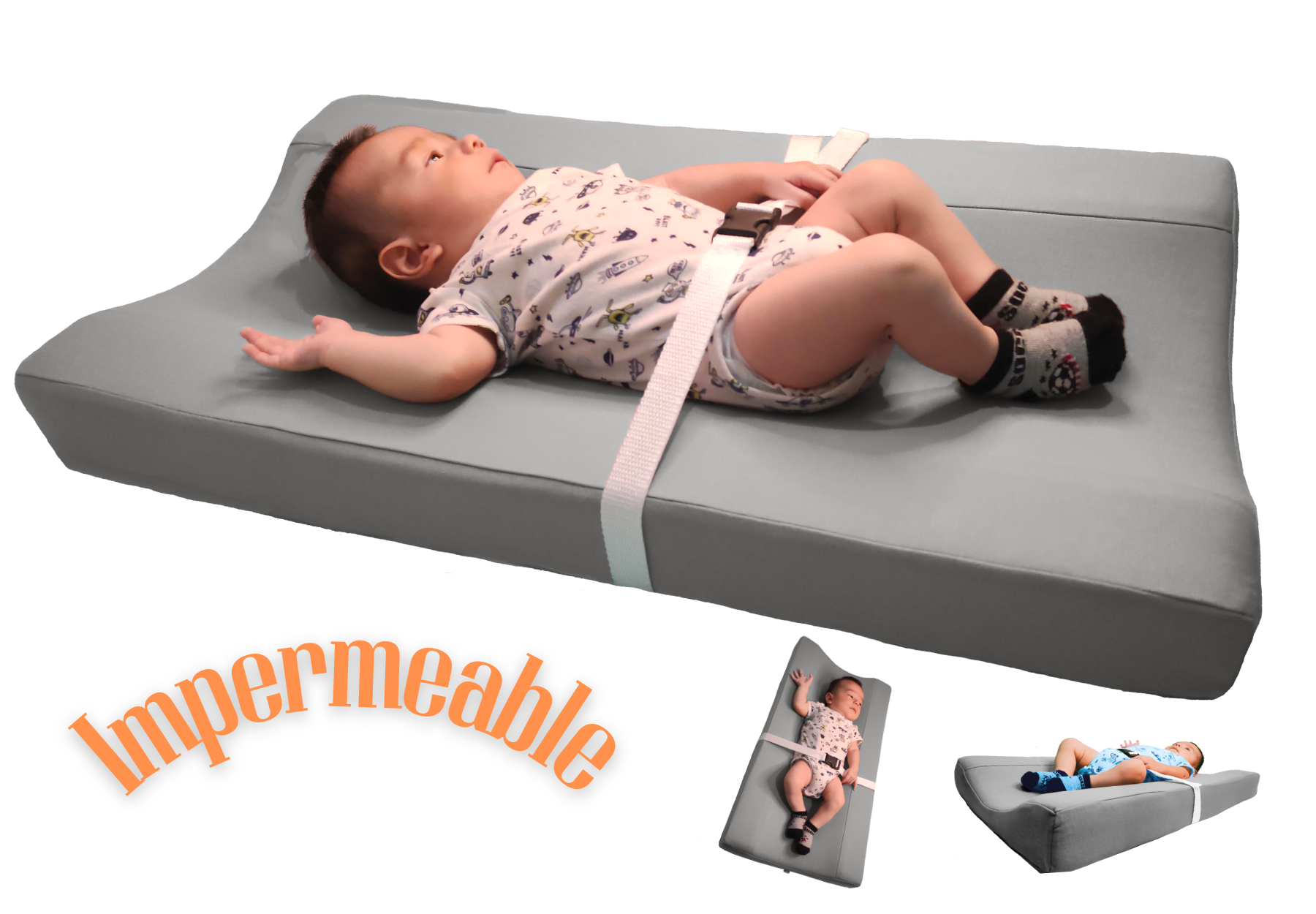 ansiedad punto final Teleférico Cambiador Para Bebé (colchón + Funda Impermeable +regalo (almohada par –  Neek' Cotton