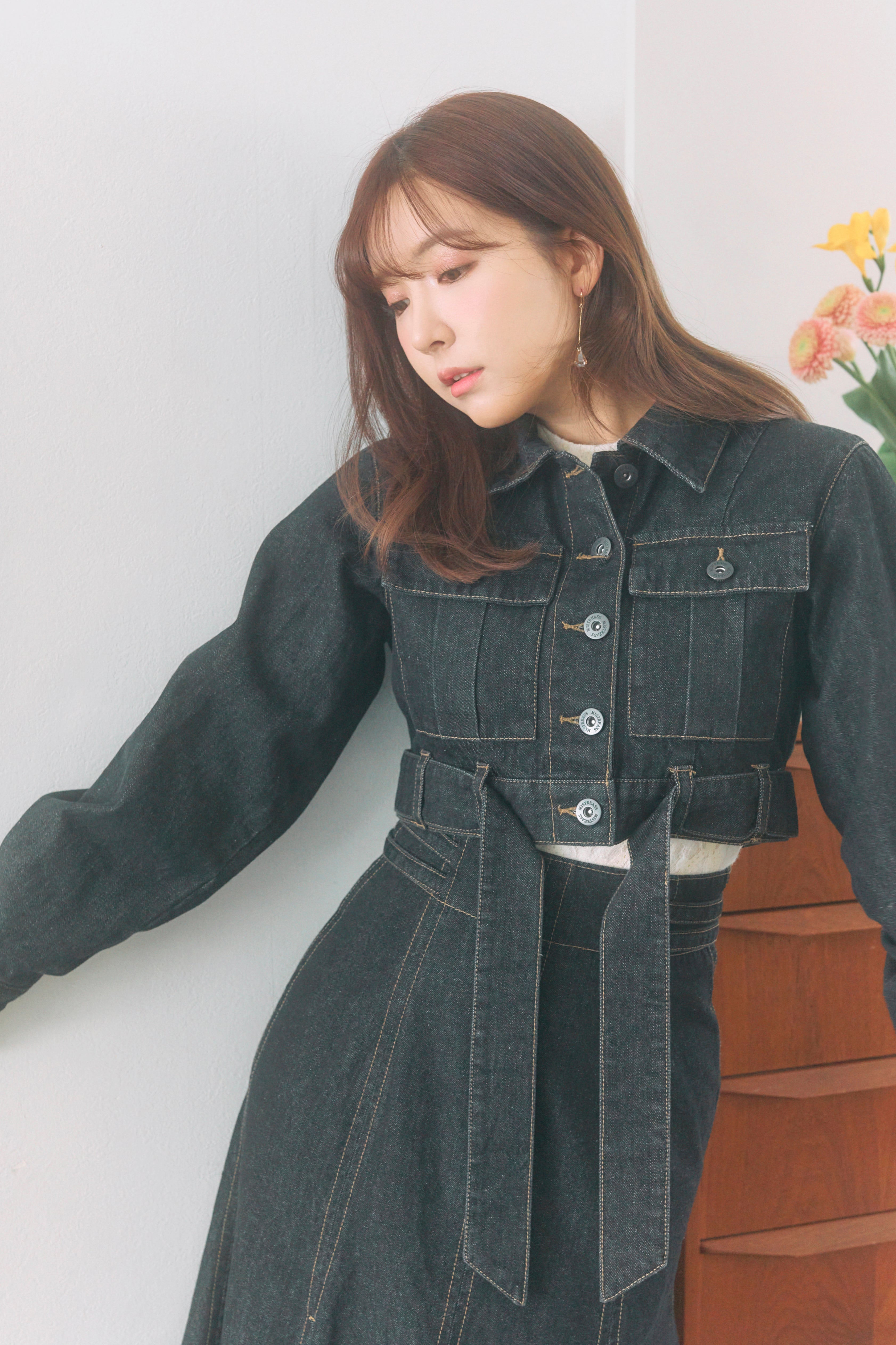 ミストレアス Deformation Cropped Denim Jacket | myglobaltax.com