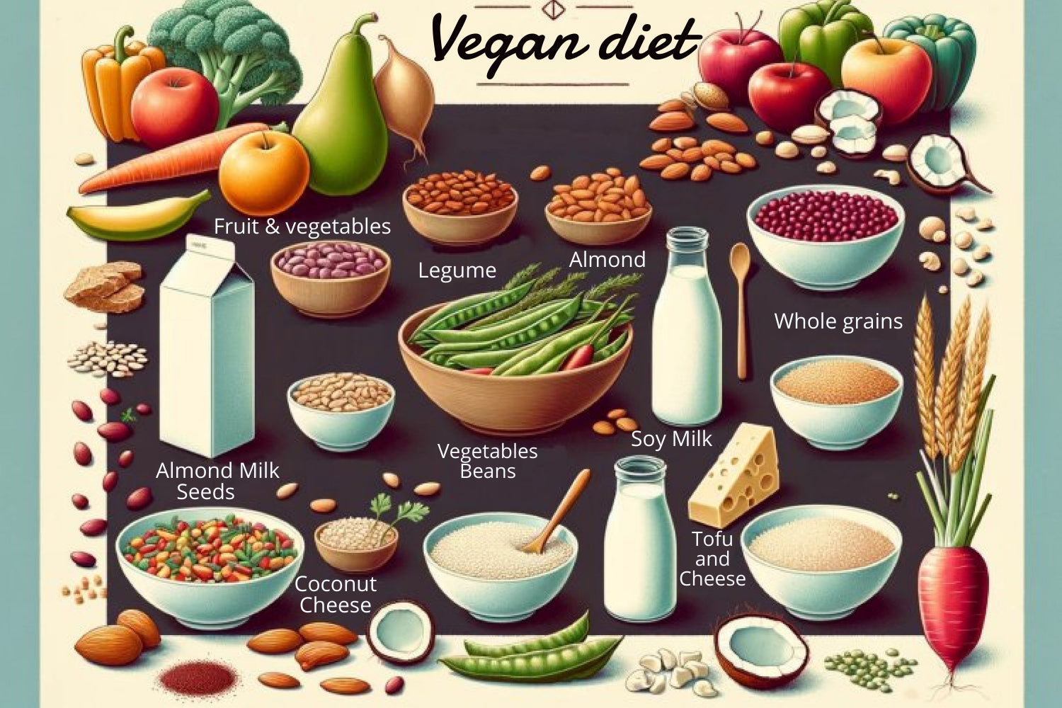 Vegan diet: Health benefits, foods, and tips