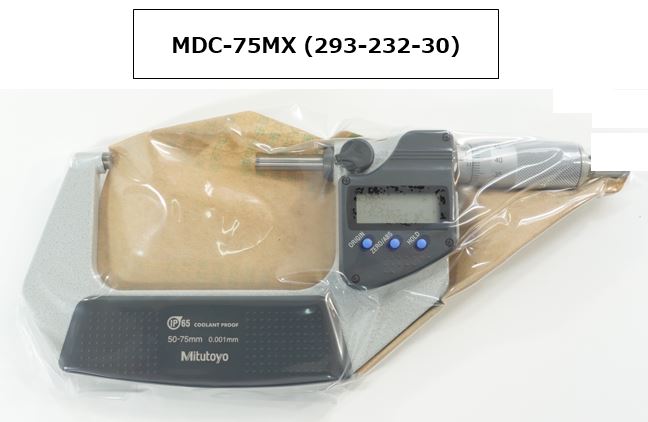 限定販売】 ミツトヨ Mitutoyo MDC-50MXT 293-235-30 デジマチッククーラントプルーフマイクロメータ 測定範囲 
