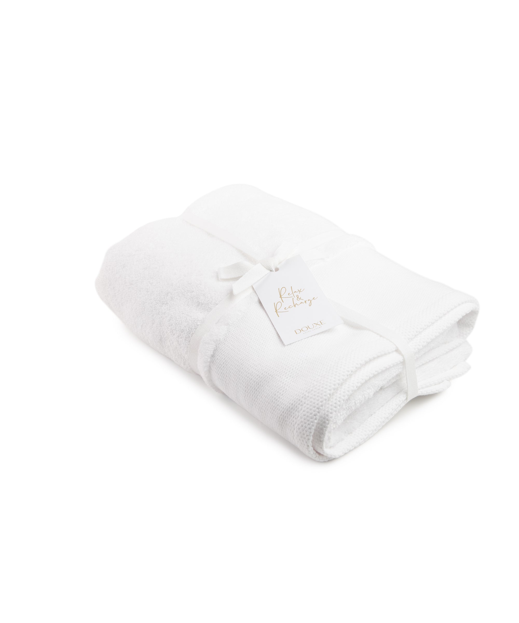 delicatesse nog een keer Aanzetten Handdoek zero-twist katoen 70x140 cm | Wit | DOUXE | DOUXE Hotel Luxury
