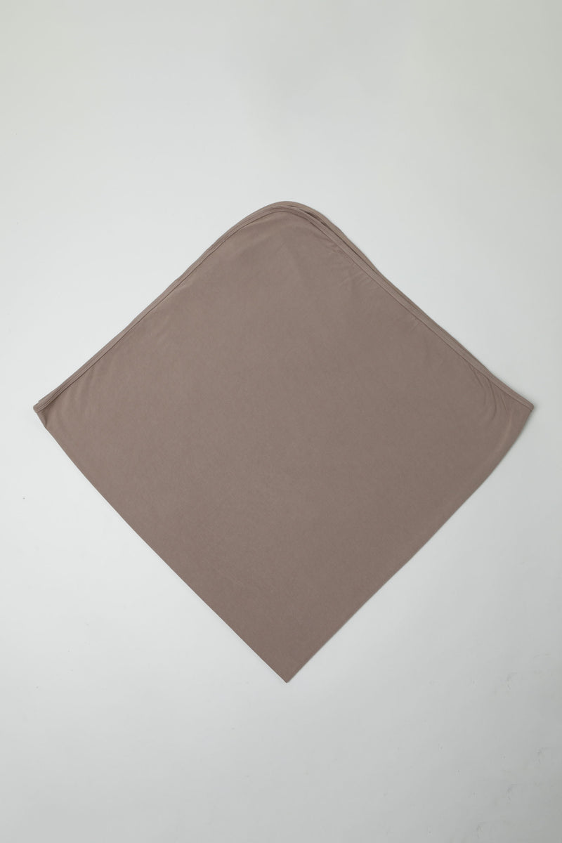 ARTHUR || BABY SWADDLE WITH BINDING || TAUPE GREY