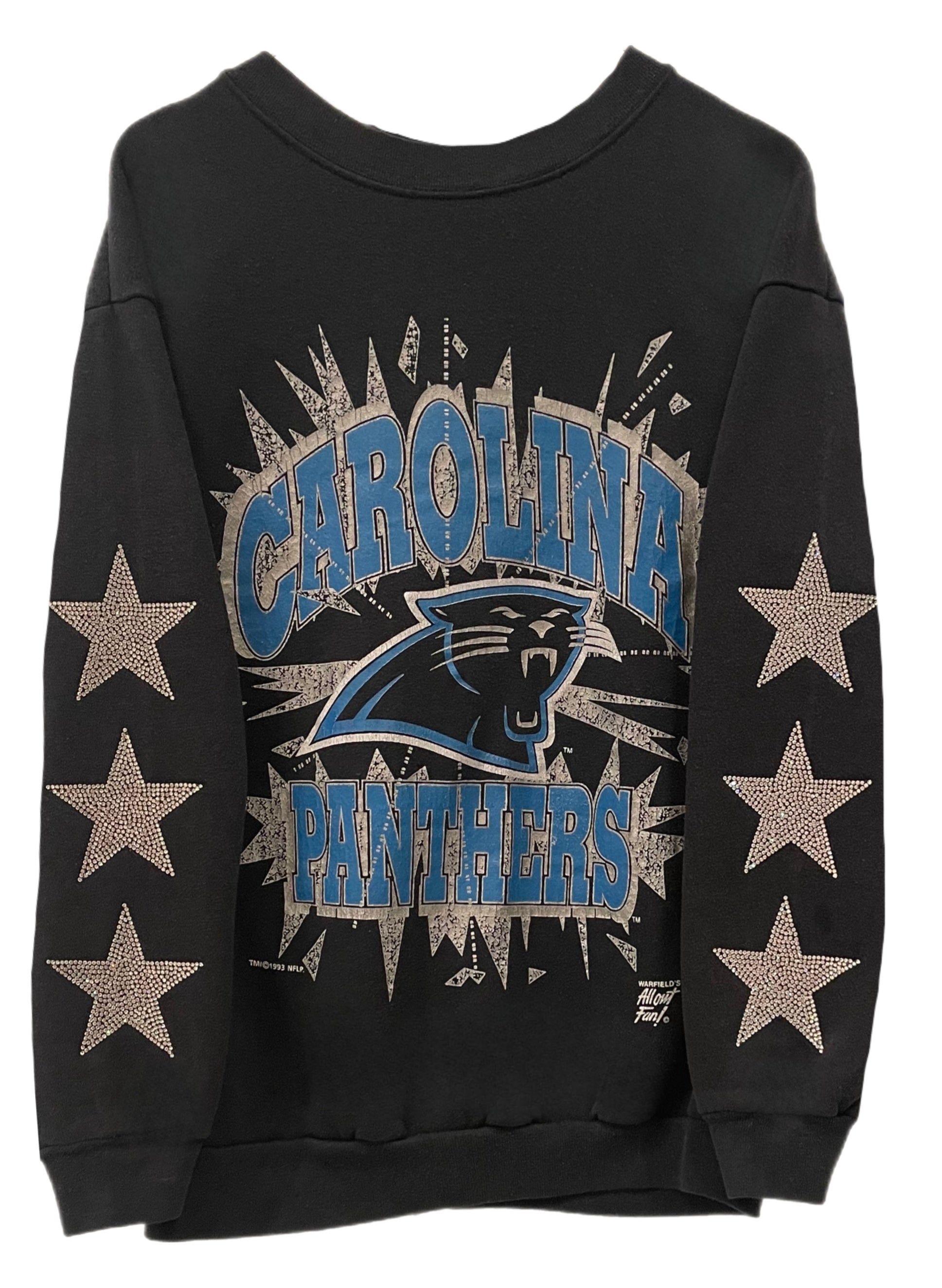 Carolina Panthers, NFL One of a KIND Vintage NFL Sweatshirt with Cryst –  ShopCrystalRags