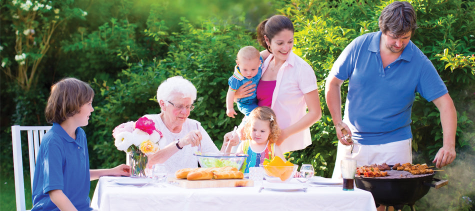 Family Having Outdoor Picnic