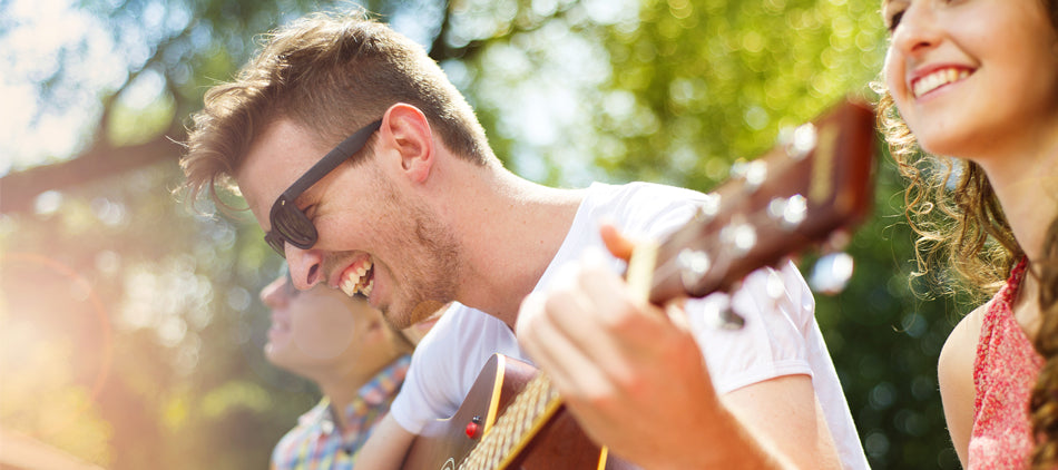 Young Man Playing Guitar