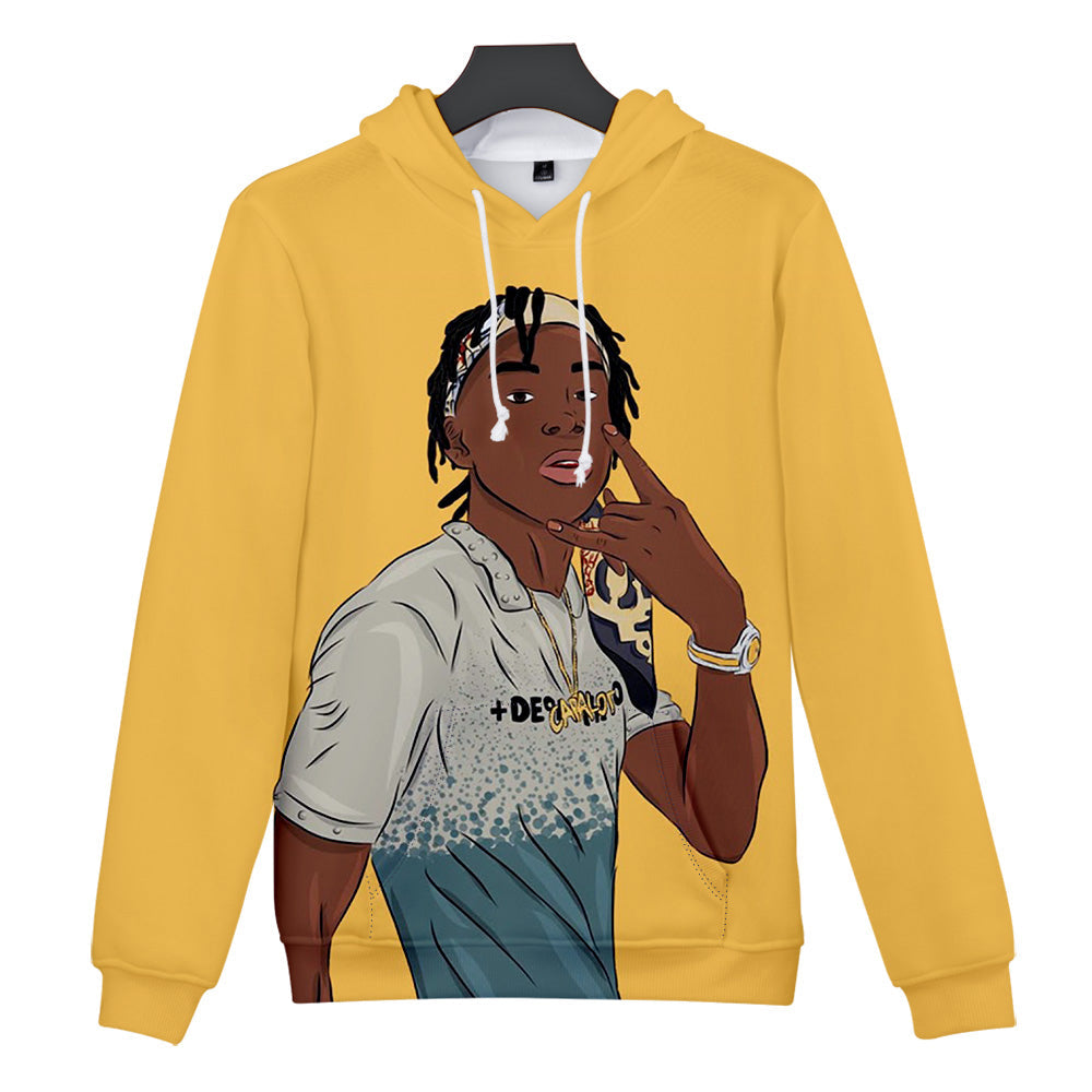 American Singer Polo G Hoodie Cartoon Polo G Print Pullover Trending Gift