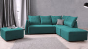 Modulares Sofa May mit Schlaffunktion - Stoff Mollia
