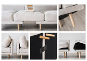 Modulares Sofa Donna mit Schlaffunktion - Stoff Mollia - Livom