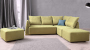 Modulares Sofa May mit Schlaffunktion - Stoff Mollia - Livom
