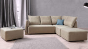 Modulares Sofa May mit Schlaffunktion - Stoff Mollia - Livom