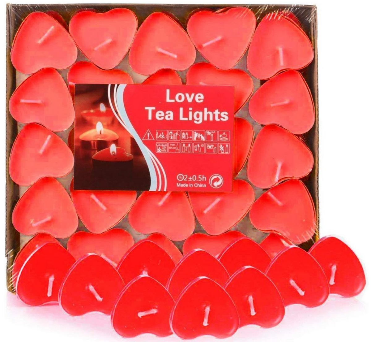 James Dyson draadloos Verbinding Rode Hartvormige kaarsen 50 stk Valentijn Moederdag Bruiloft