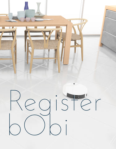 warranty registration, bObi robot vacuum