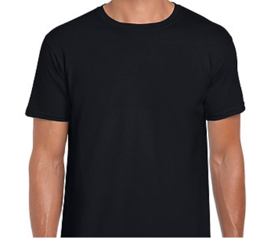 Gildan Black Blank T-shirt – City Clover