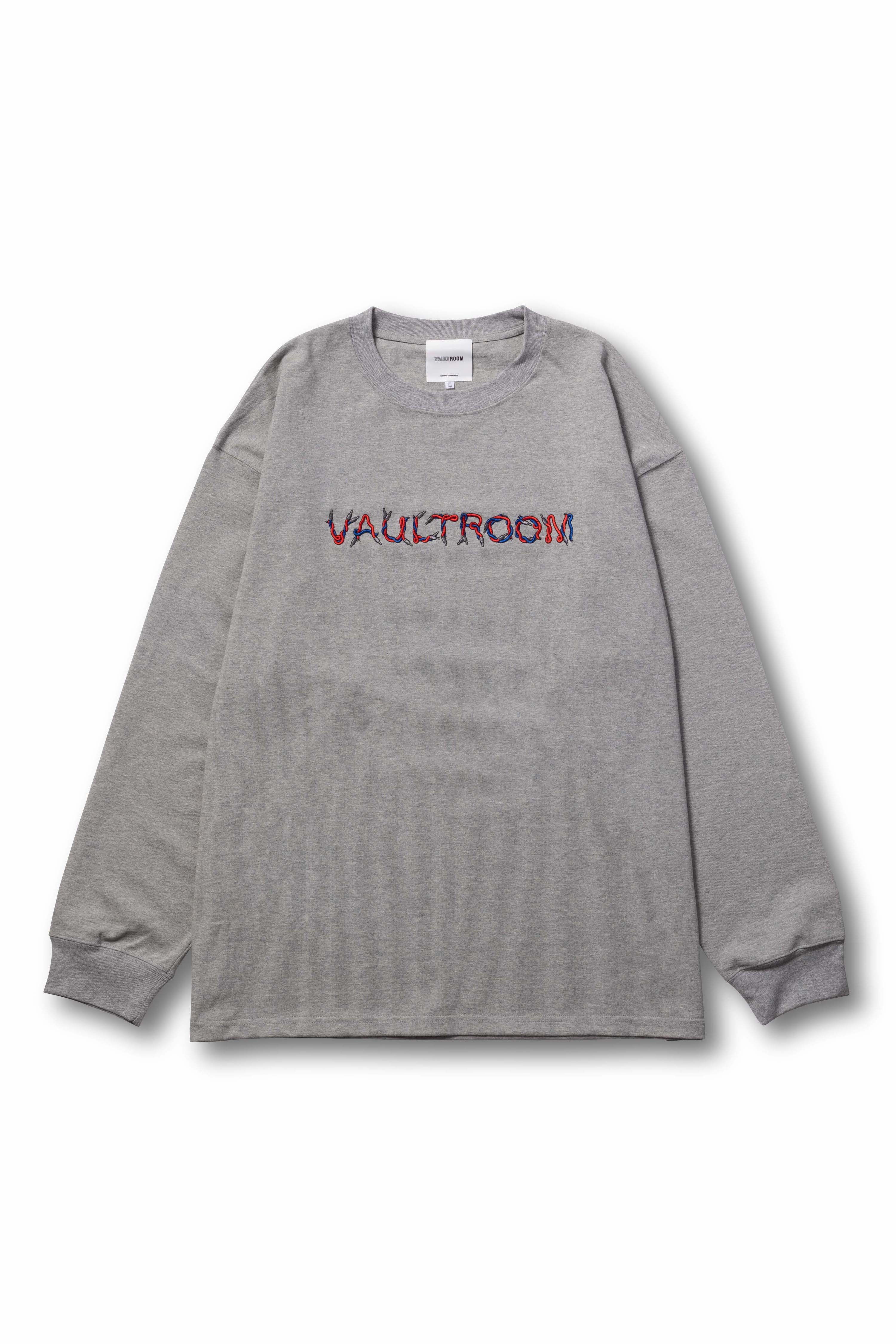 VR × AKARIN BIG L S TEE BLK vaultroom - Tシャツ
