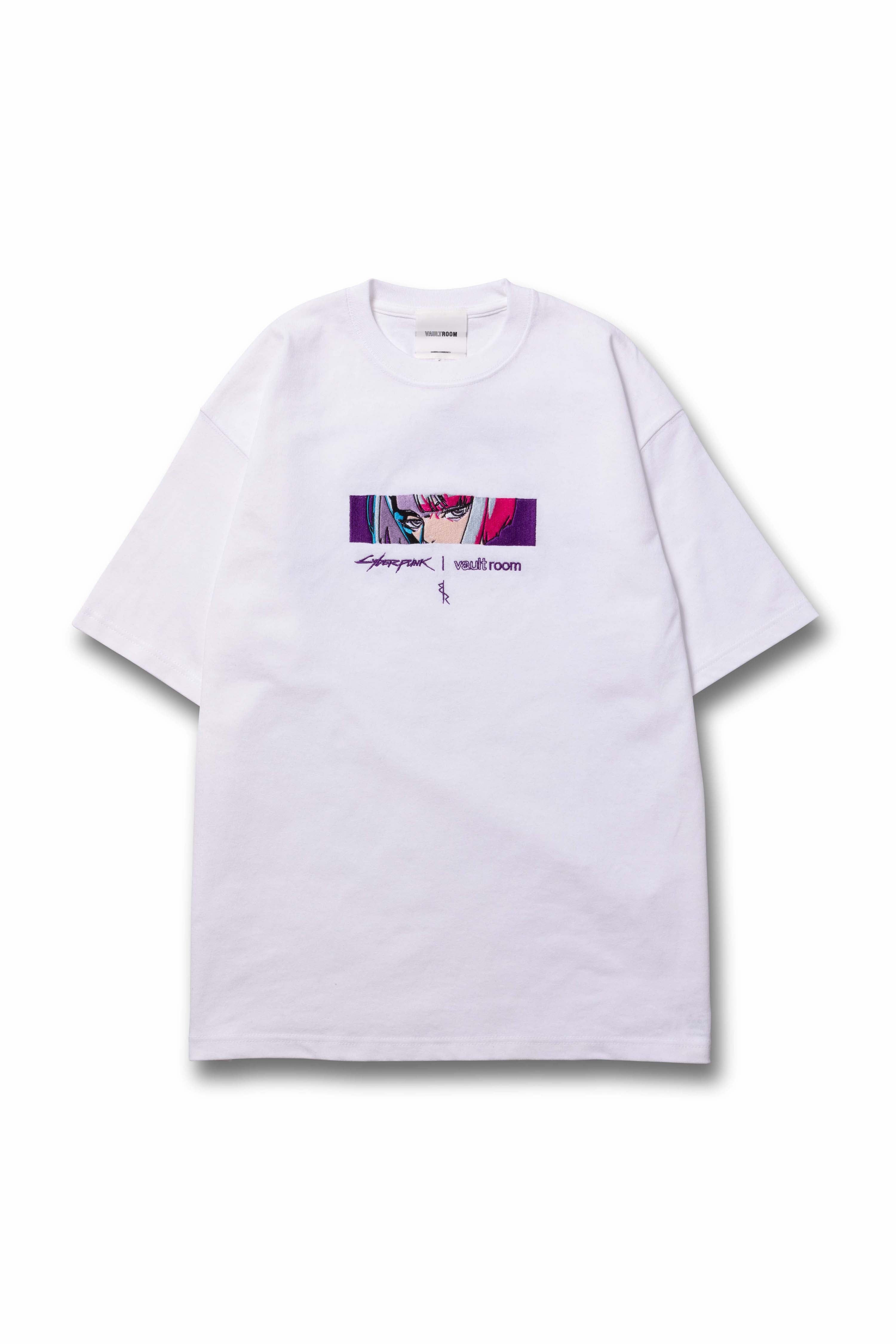 vaultroom VR × CYBERPUNK LUCY TEE /WHT L-