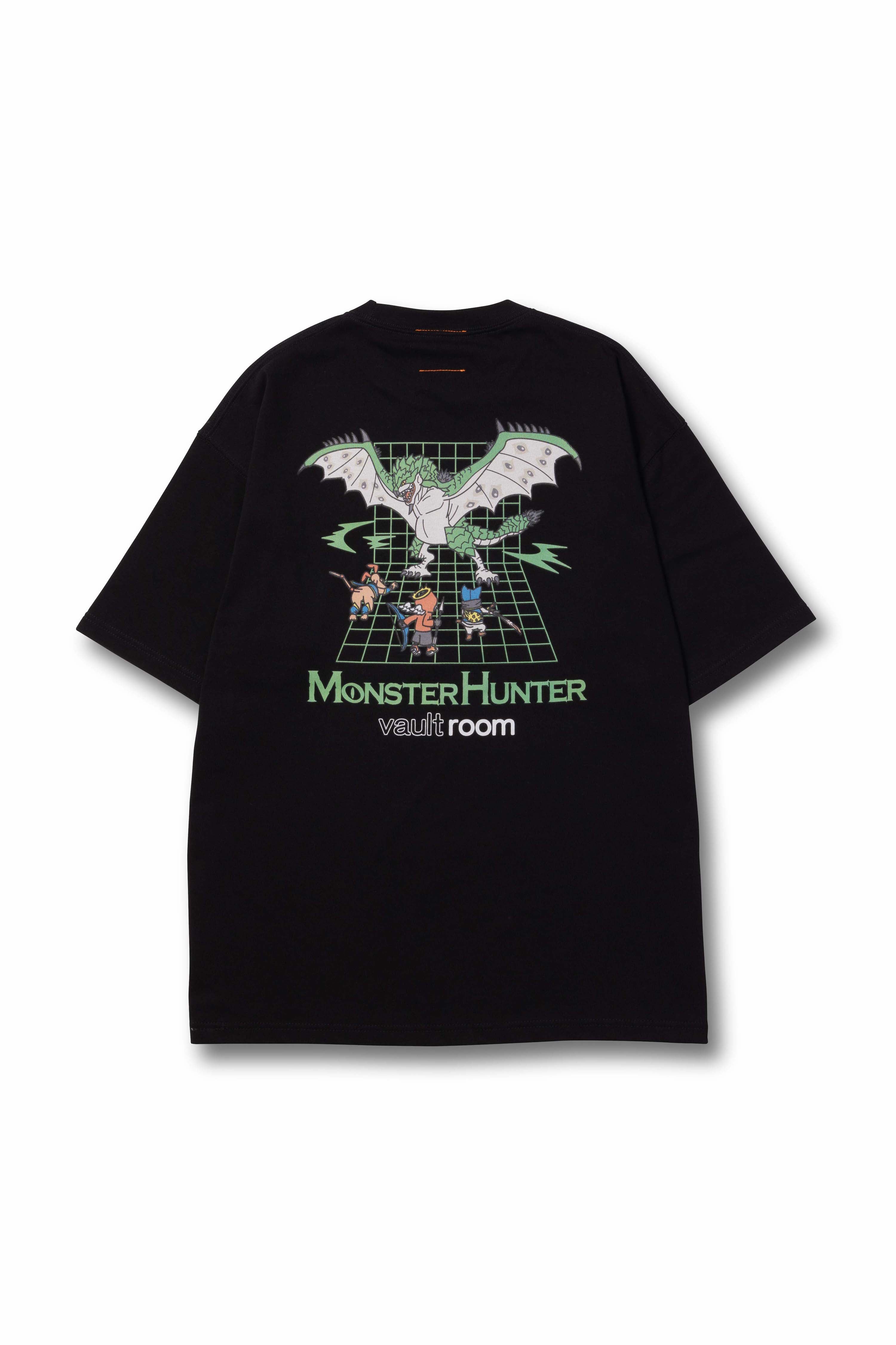 最大82％オフ！ vaultroom VR × Rathian TEE BLK モンハン aob.adv.br